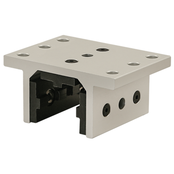45-6525 -  45 Series 3 Slot Mount - Double Flange Short High-Cycle Linear Bearing with Brake Holes