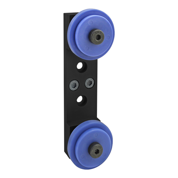 40-2759-BLACK -  40 Series Dual Roller Wheel Bracket Assembly