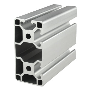 40-4083-LITE-6.05M -  40mm X 80mm T-SLOTTED EXTRUSION CLOSED FACE HIJ 6.05M BAR