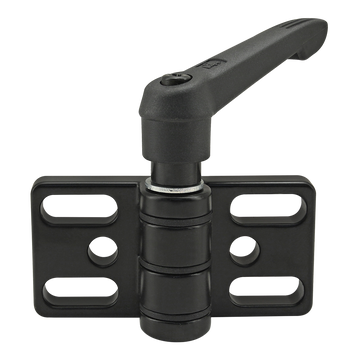 12087 -  45 Series 4 Hole - Slotted Locking Zinc Hinge