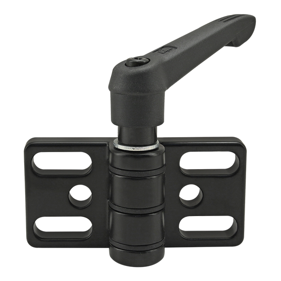 12087 -  45 Series 4 Hole - Slotted Locking Zinc Hinge