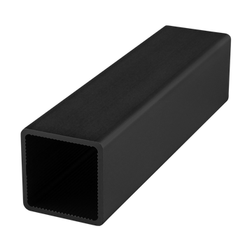 9000-145-BLACK-FB -  1" SQUARE TUBE 145" BAR FL BLK ANOD