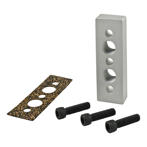 2447 -  10 Series 5-Hole Rectangular Pressure Manifold Feed Plate
