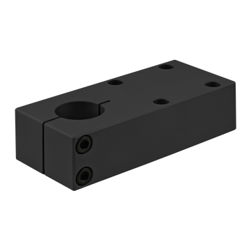 5425-BLACK -  15 Series 1" Single Shaft Pre-Drilled Stanchion Mounting Plate