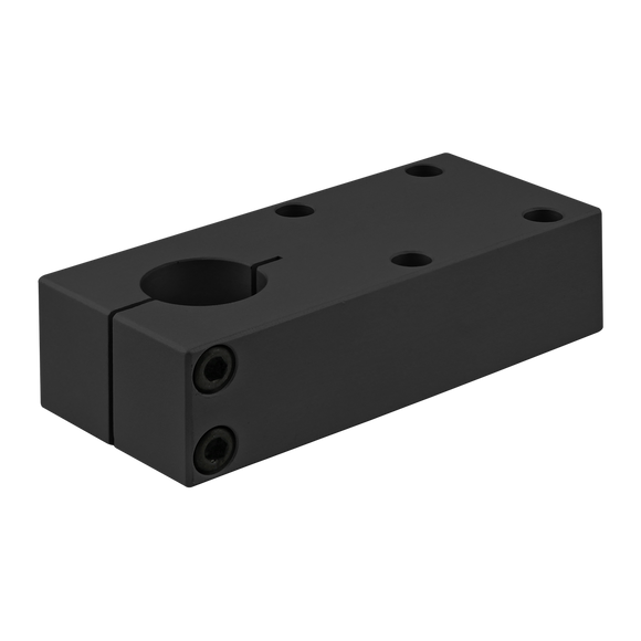 5425-BLACK -  15 Series 1" Single Shaft Pre-Drilled Stanchion Mounting Plate