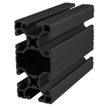 1530-UL-120-BLACK-FB -  1.5" X 3" ULTRA LITE T-SLOT EXT 120"BAR FULL BLACK ANODIZE