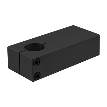 5400-BLACK -  10 Series 1" Single Shaft Blank Stanchion Mounting Plate