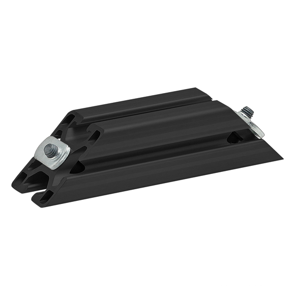 40-2562-BLACK -  40-4040-Lite-Black 45 Degree Support, 160mm Long