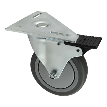 2338 -  15, 30, 40, 45 Series Triangular Top Plate Caster: 4.625" Swivel Radius