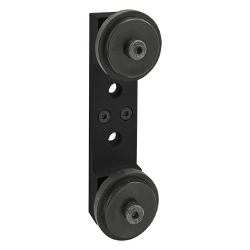 2759-BLACK -  15 Series Dual Roller Wheel Bracket Assembly