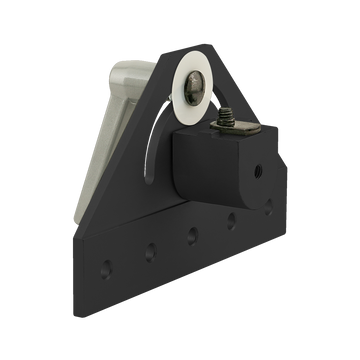 4451-BLACK -  15 Series 180 Degree Pivot Bracket Assembly with "L" Handle