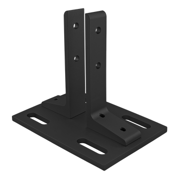 2380-BLACK -  10 Series Floor Mount Base Plate