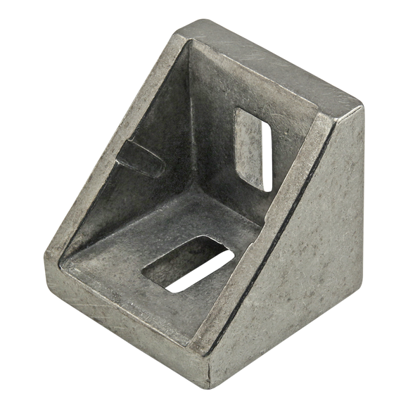 14073 -  30 Series 2 Hole - 27mm Slotted Inside Corner Bracket with Dual Support