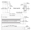 50020 -  Electric Column Lift System - 2 Column Legs only-6