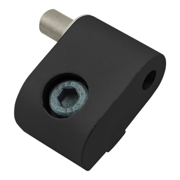 25-2076-BLACK -  25 Series Standard Lift-Off Hinge - Left Hand with Single Short Pin.