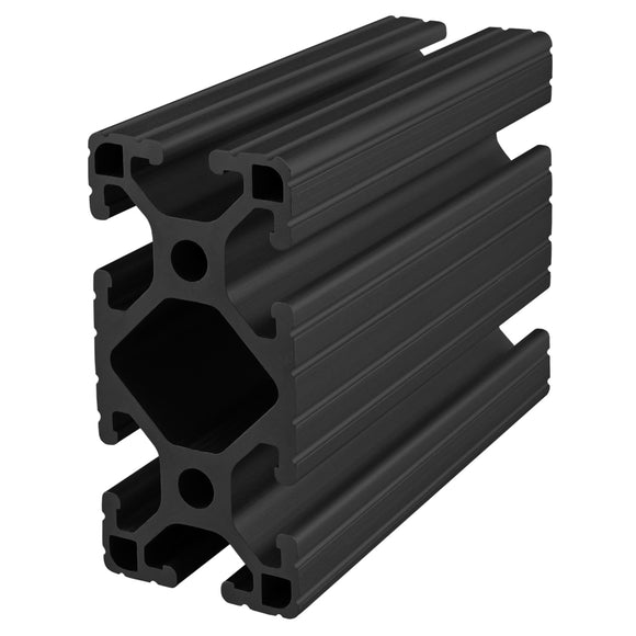 1530-LITE-97-BLACK-FB -  1.5" X 3" LITE T-SLOT EXT 97"BAR FL BLK ANOD