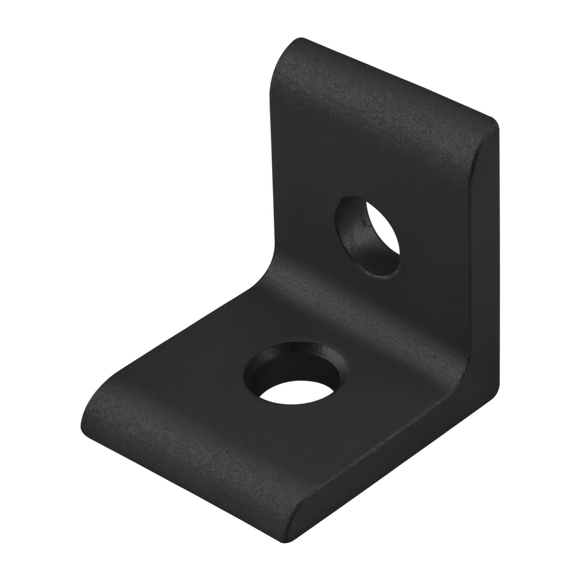 20-4119-BLACK -  20 Series 2 Hole - Inside Corner Bracket