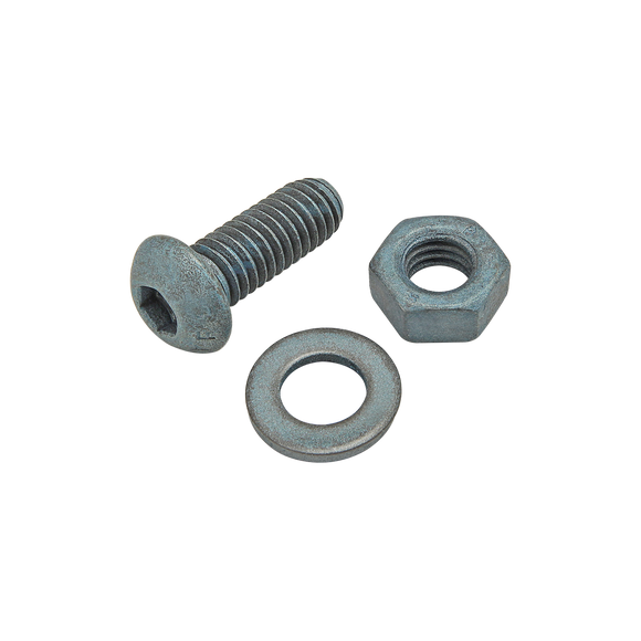 75-3467 -  Bolt Assembly: M6 x 16.00mm Blue BHSCS with Washer and Hex Nut - Blue Zinc