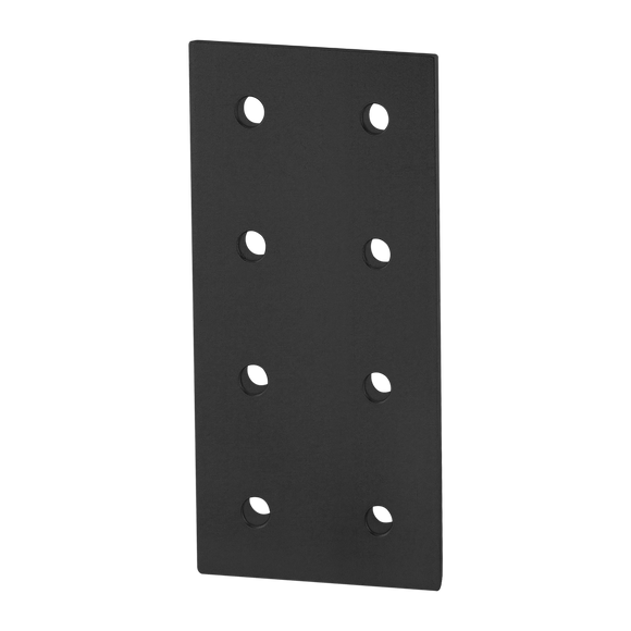 4365-BLACK -  15 Series 8 Hole - Rectangular Flat Plate