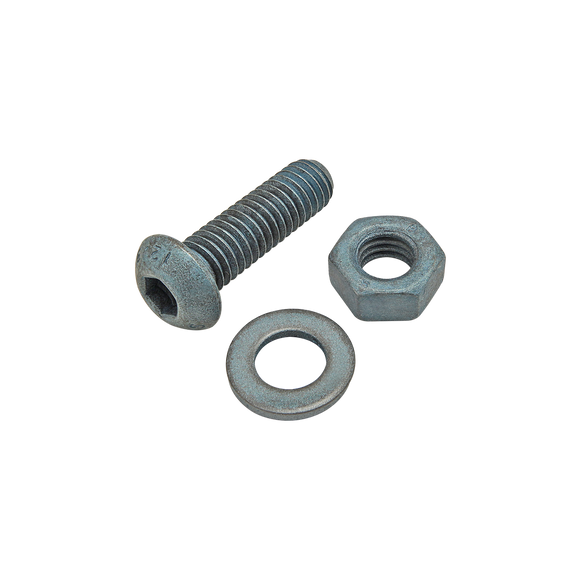 75-3468 -  Bolt Assembly: M6 x 20.00mm Blue BHSCS with Washer and Hex Nut - Blue Zinc