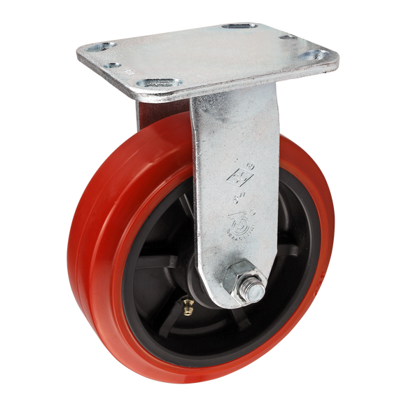 2713 -  Heavy-Duty Flange Mount Rigid Caster: 6.00"
