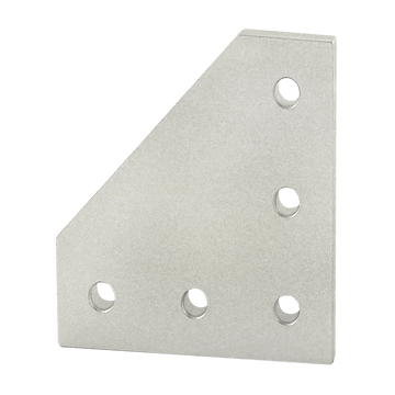 25-4151 -  25 Series 5 Hole - 90 Degree Angled Flat Plate