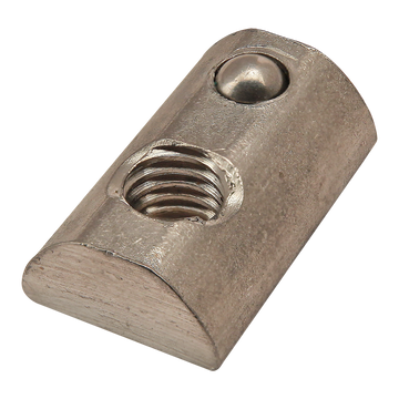 3667 -  M5 Roll-In T-Nut with Ball Spring