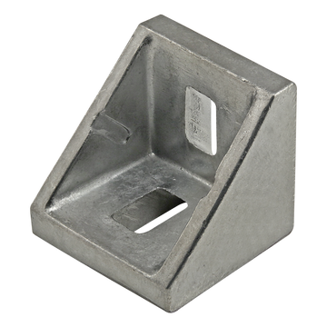 14071 -  30 Series 2 Hole - 27mm Slotted Inside Corner Bracket with Dual Support