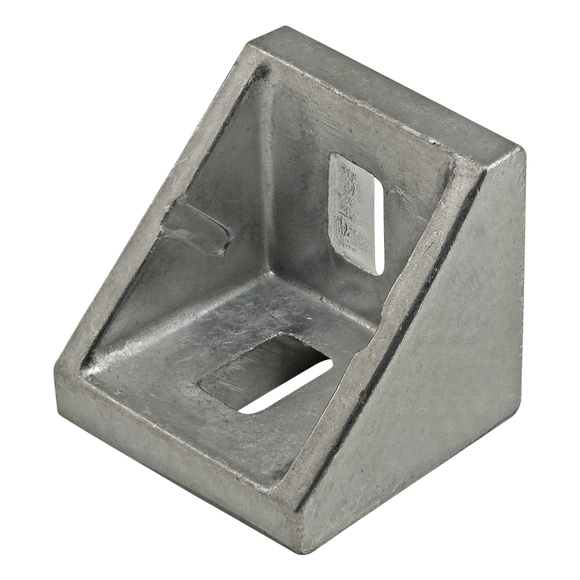 14071 -  30 Series 2 Hole - 27mm Slotted Inside Corner Bracket with Dual Support