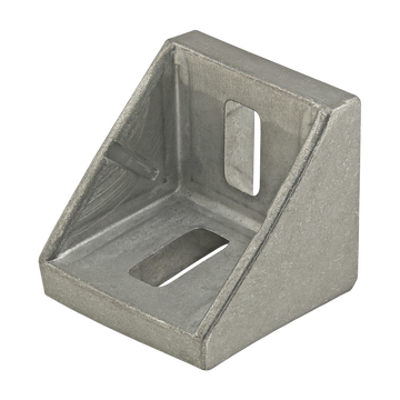 14083 -  45 Series 2 Hole - 42mm Slotted Inside Corner Bracket with Dual Support