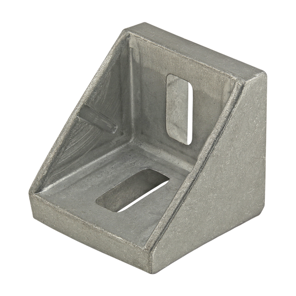 14083 -  45 Series 2 Hole - 42mm Slotted Inside Corner Bracket with Dual Support