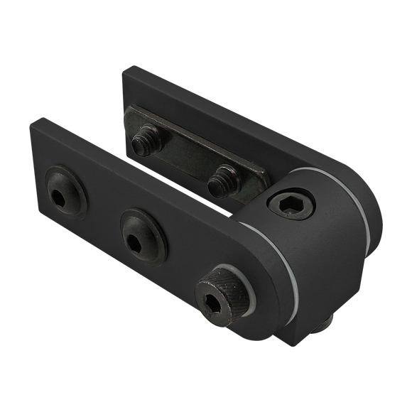 4183-BLACK -  10 Series Standard 90 Degree Dynamic Pivot Assembly with Dual Straight Arms