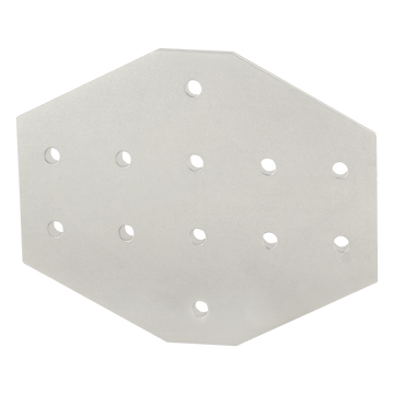 4360 -  15 Series 12 Hole - Cross Flat Plate