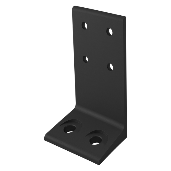 2417-BLACK -  15 Series 3" Economy Floor Mount Base Plate