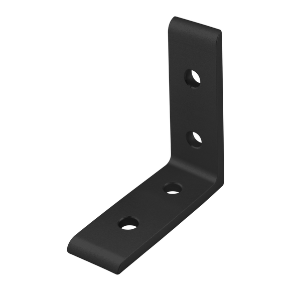 4101-BLACK -  10 Series 4 Hole - Tall Lite Inside Corner Bracket