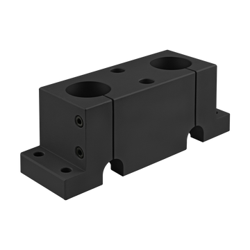 5250-BLACK -  15 Series 1.5" Double Shaft Stanchion Base