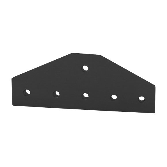 4310-BLACK -  15 Series &amp; Ready Tube 6 Hole - Tee Flat Plate