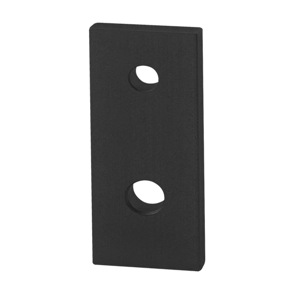 4510-BLACK -  10 to 15 Series 2 Hole - Straight Transition Flat Plate