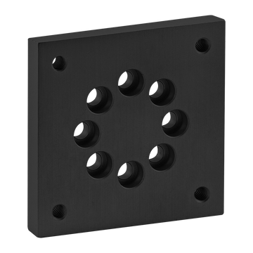 2406-BLACK -  10 Series Leveling Caster Base Plate