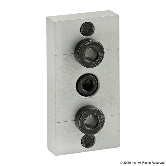 6130 - 15 Series Access Hole Drill Jig for 1530 Profile