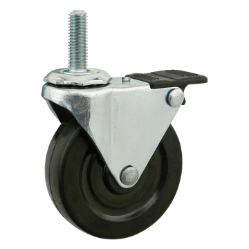 65-2342 -  Threaded Stem Swivel Caster: M10 x 30mm