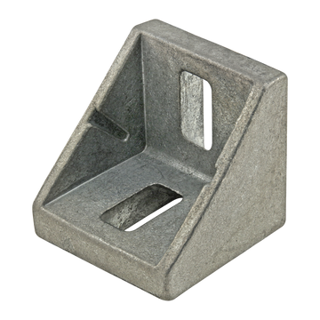 14092 -  45 Series 2 Hole - 42mm Slotted Inside Corner Bracket with Dual Support