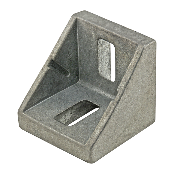 14092 -  45 Series 2 Hole - 42mm Slotted Inside Corner Bracket with Dual Support