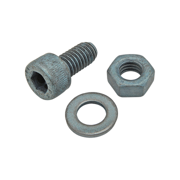 75-3469 -  Bolt Assembly: M6 x 12.00mm Blue SHCS with Washer and Hex Nut - Blue Zinc