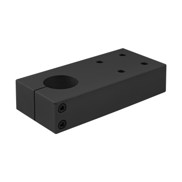 5475-BLACK -  15 Series 1.5" Single Shaft Pre-Drilled Stanchion Mounting Plate