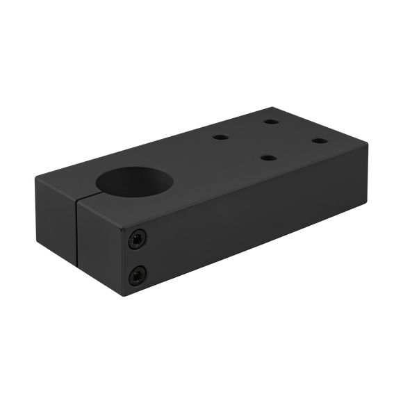 5475-BLACK -  15 Series 1.5" Single Shaft Pre-Drilled Stanchion Mounting Plate