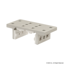 6423 - 10 Series 4 Slot Mount - Double Flange Short Standard Linear Bearing w/ Brake Holes-1