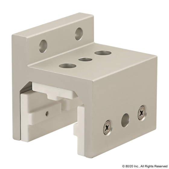 6515 - 15 Series 3 Slot Mount - Single Flange Short Standard Linear Bearing with Brake Holes