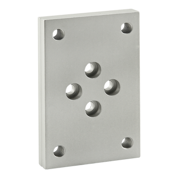 25-2419 -  25 Series Flange Mount Caster Base Plate
