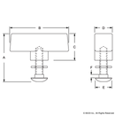6801 - 15 Series “T” Handle Linear Bearing Brake Kit-2